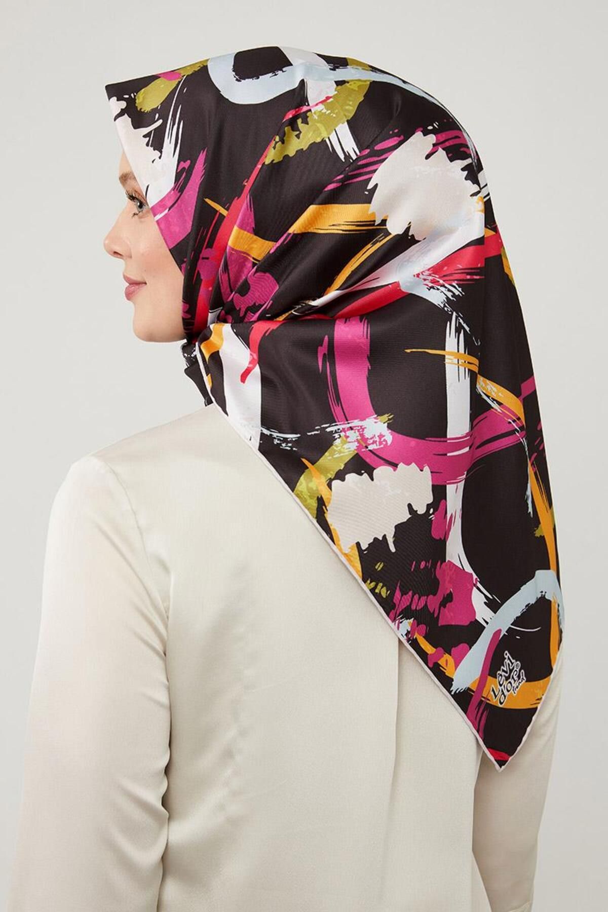روسری چند رنگ Twill الگوی ویزون Levidor