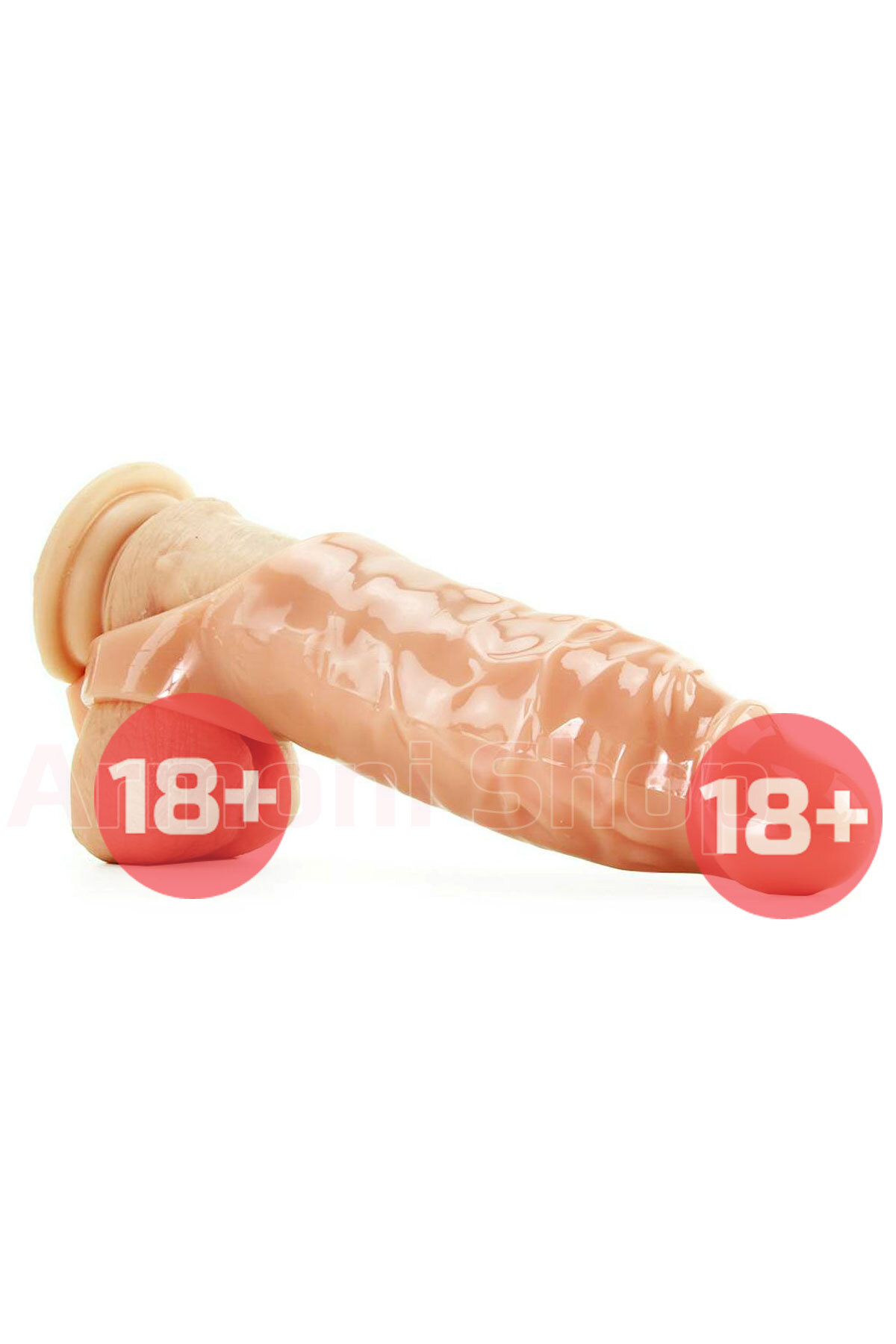 Uzatmalı Realistik Kalınlaştırıcı Penis Kılıfı 4