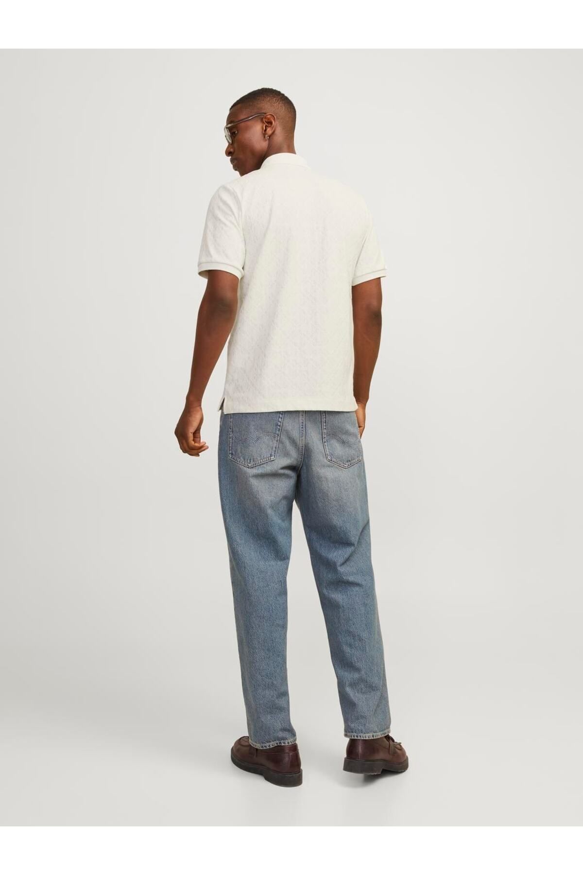 تی شرت سفید مردانه اورجینال Jack Jones Jack & Jones