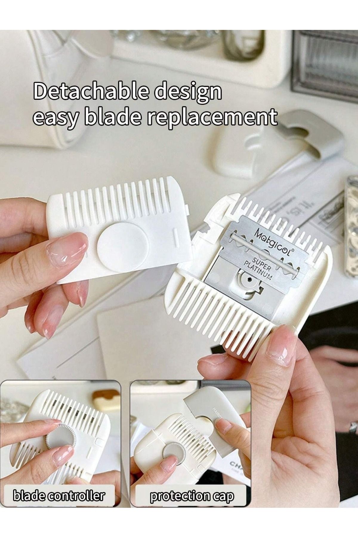gaman-Adjustable Length Razor - Easy Use for Hair and Beard Shortening 5