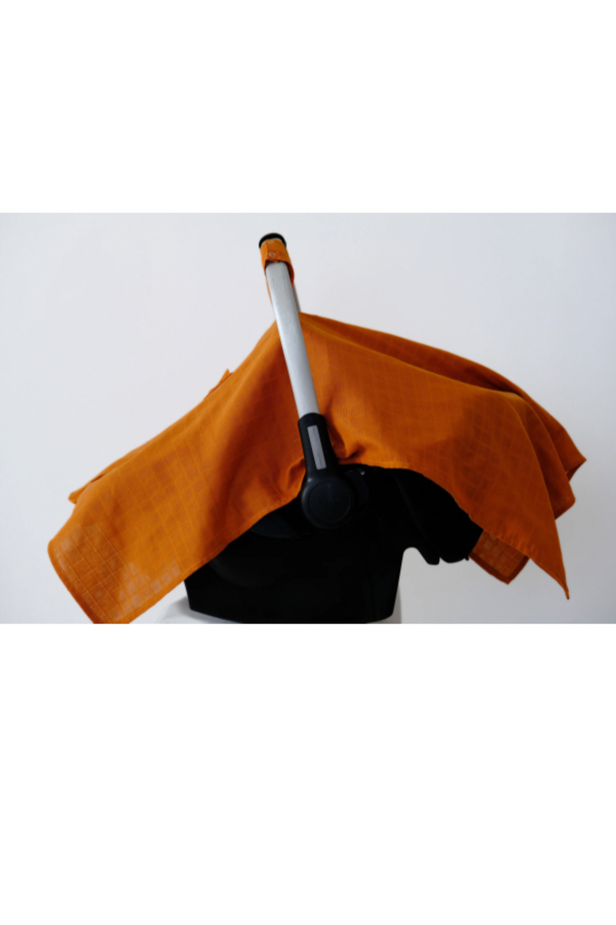 runbaby Run Baby Müslin Kumaş çıt Çıtlı Puset Örtüsü (TARÇIN) 75x100cm fotoğrafı 3 (önizleme)