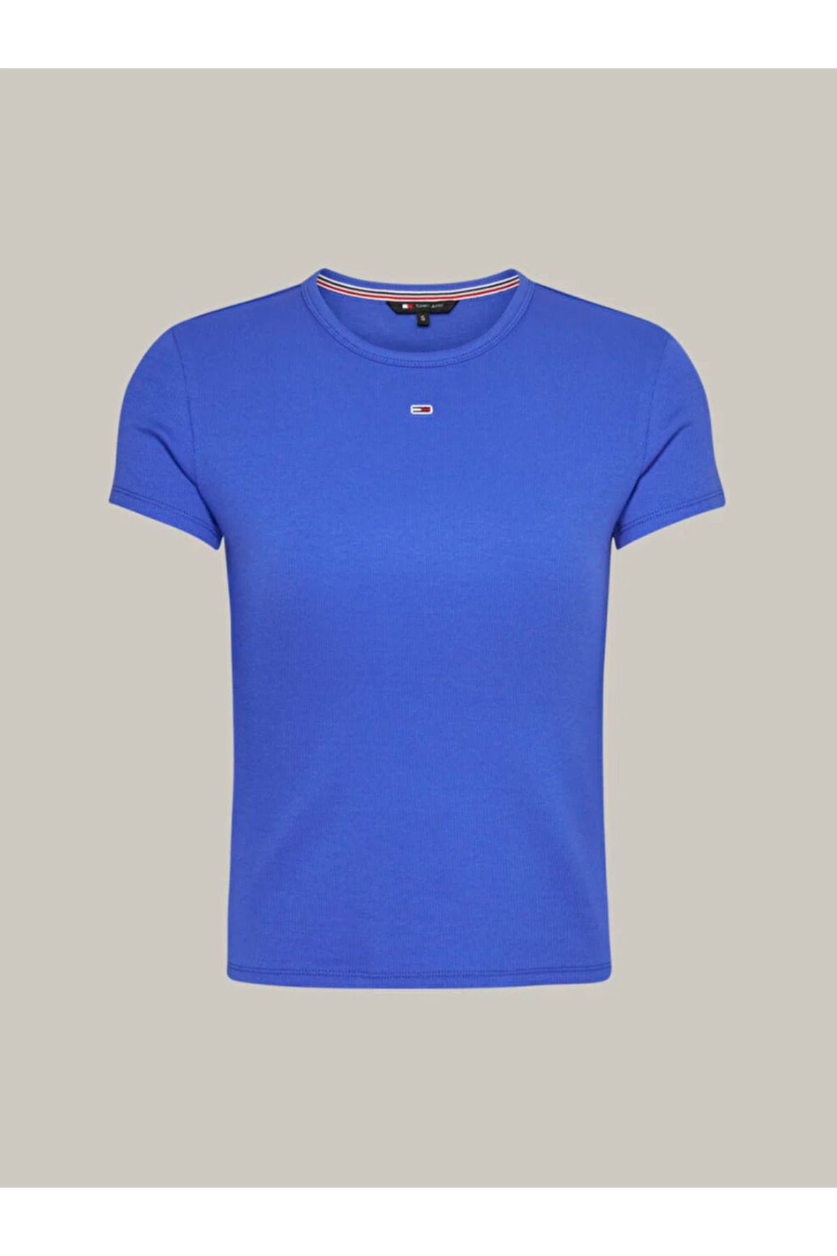 Tommy Hilfiger Essential Slim Rib Knit T Shirt Kad n Giyim
