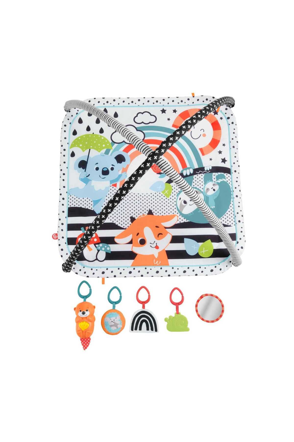 قیمت و خرید حیوانات شاد مرکز ژیمناستیک 3 در 1 hbp41 Fisher Price