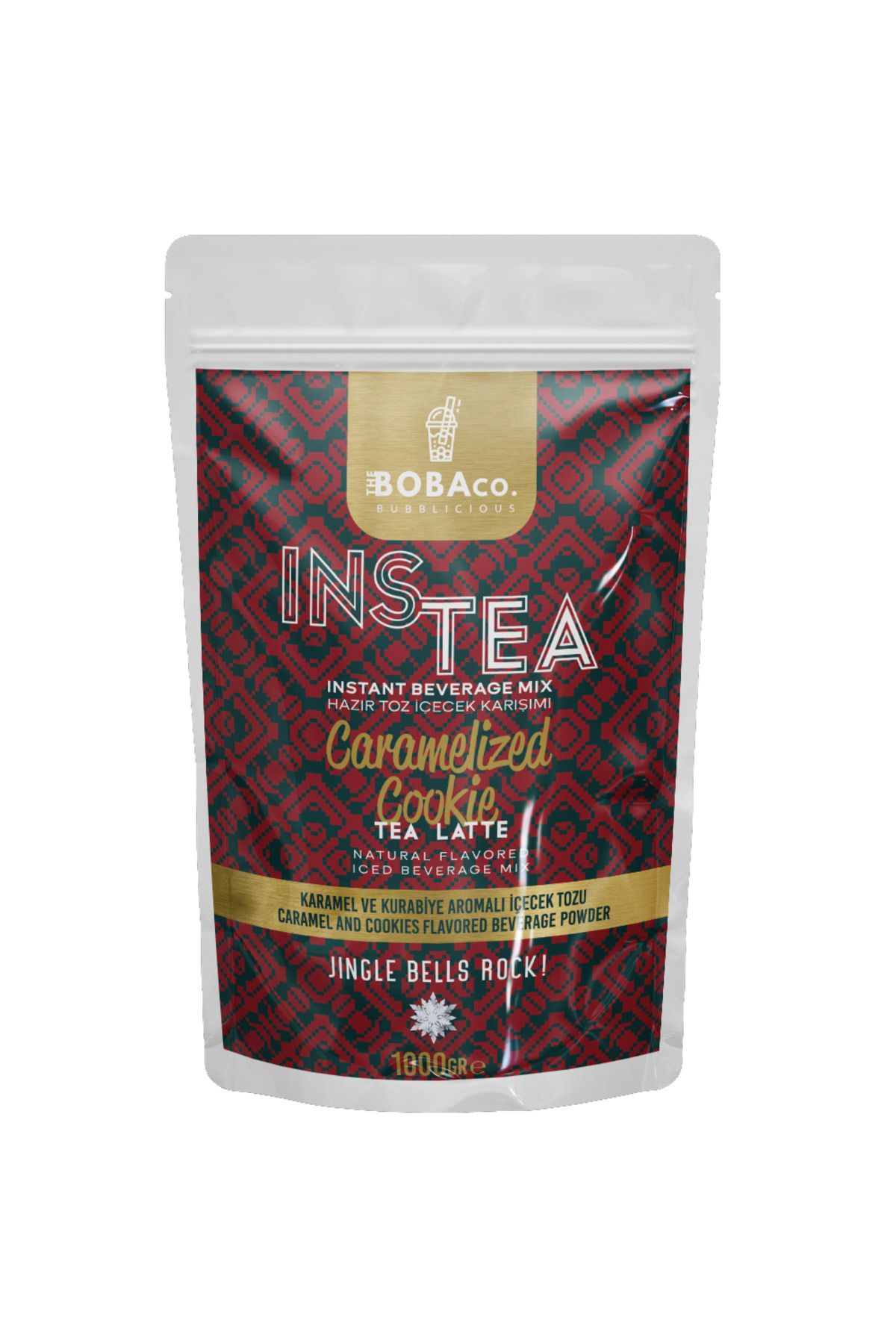 TheBobaCo. Bubblicious Instea Caramelized Cookie - Karamelize Kurabiye Aromalı İçecek Tozu