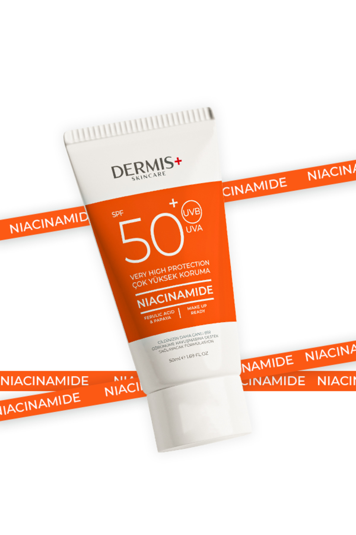 DERMIS PLUS Niacinamide 50 Spf Güneş Kremi: , Ton Eşitleyici Ve Makyaj ...