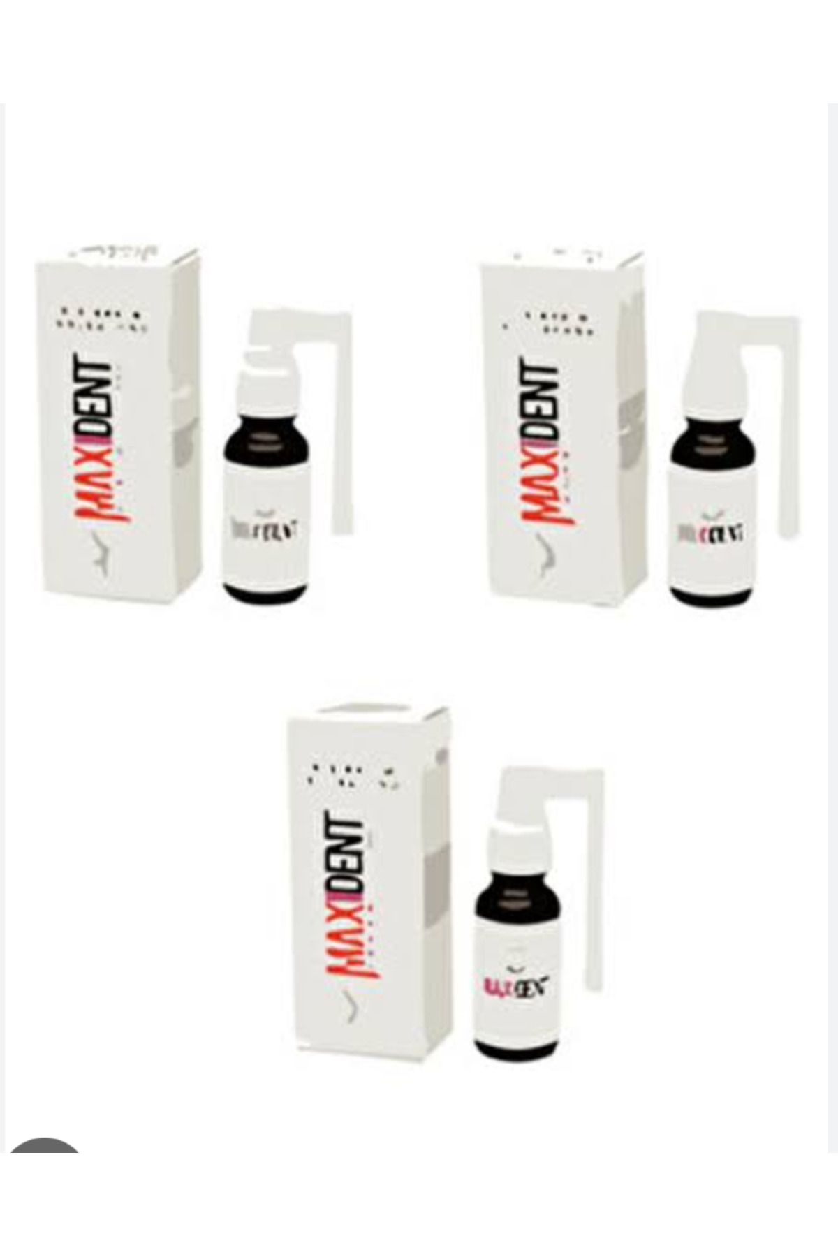 Maxident Diş Bakımı Solüsyonu 20ml x 3 adet