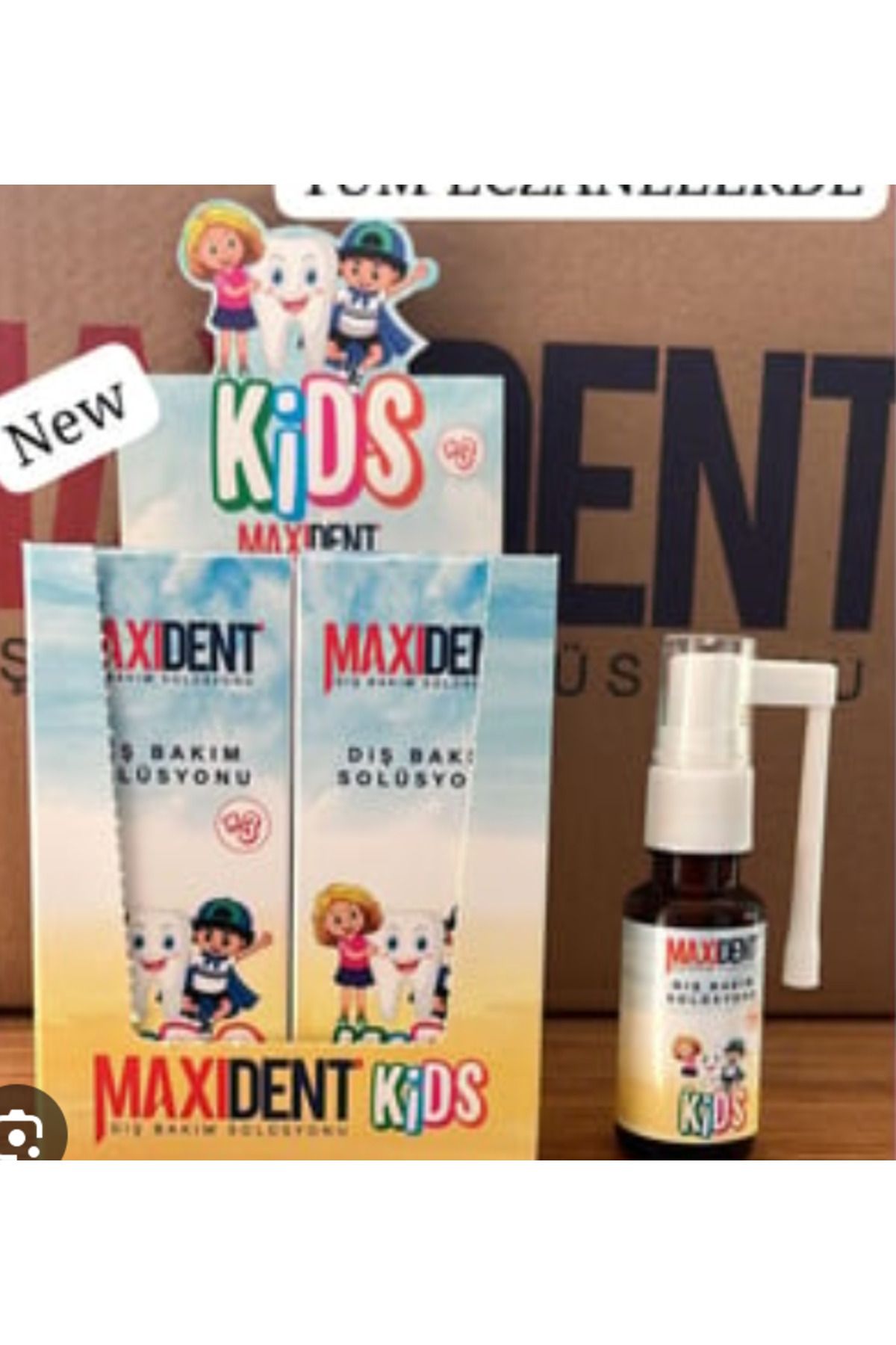 Maxident Kids Diş Bakımı Solüsyonu 20ml x 6 adet