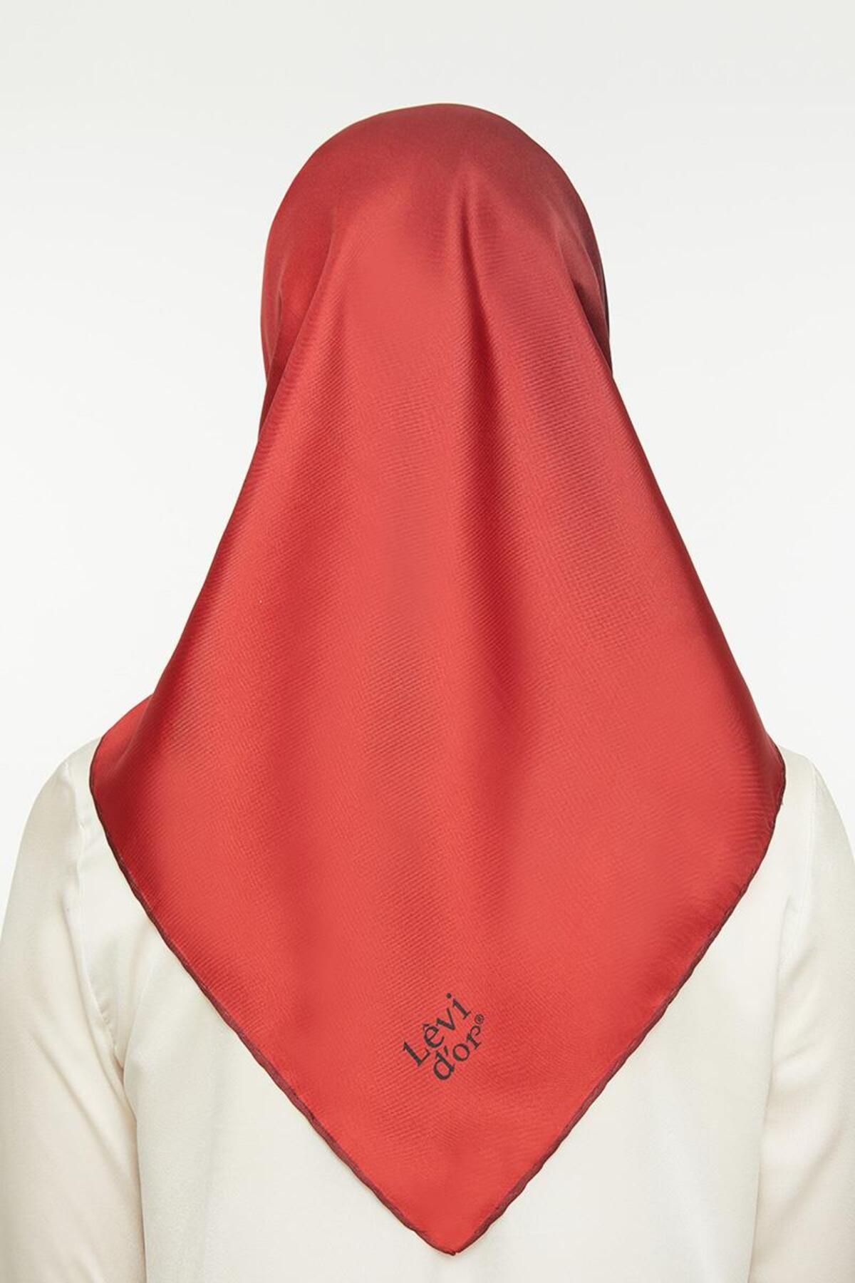 روسری قرمز IPEK خالص Twill Red Levidor