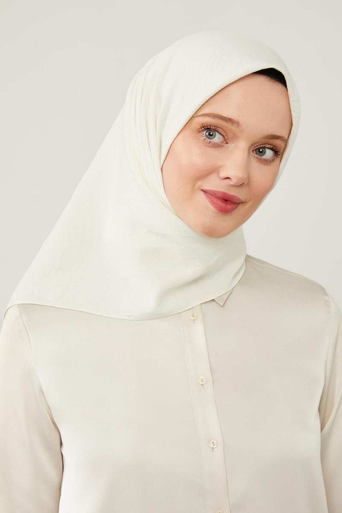 روسری مربع پنبه Ekru Canton Cazz Levidor
