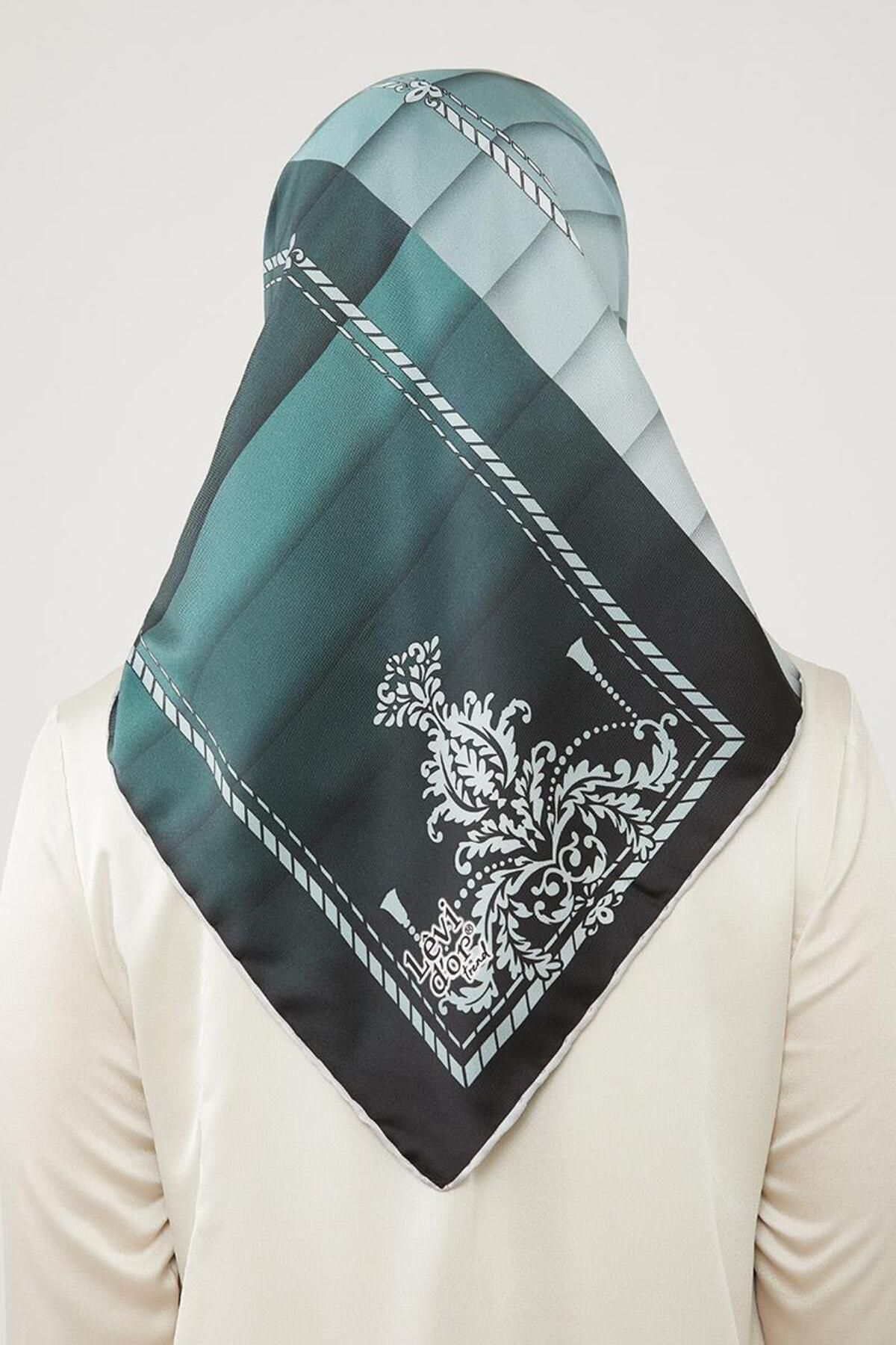 روسری سبز Twill Trend Color Transition Levidor