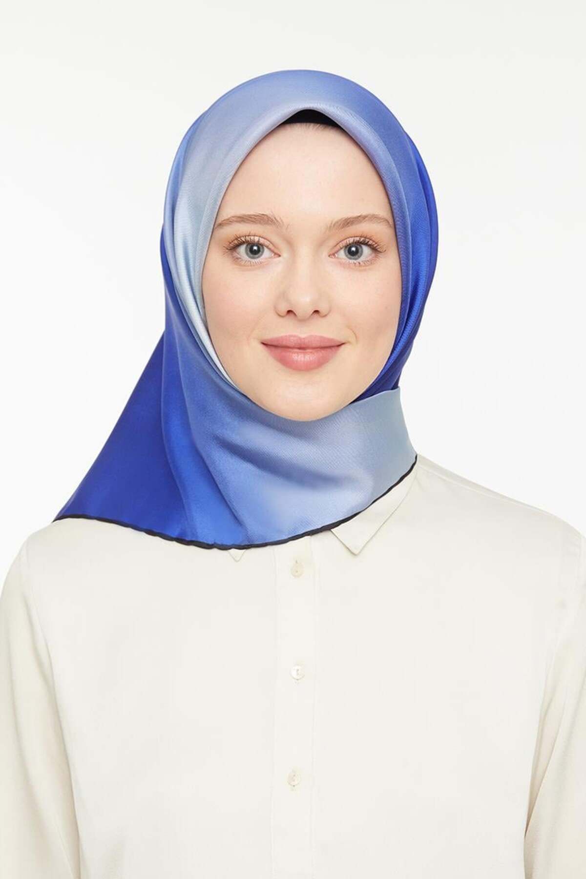 روسری آبی پارلمان Ipek Twill Blue Levidor