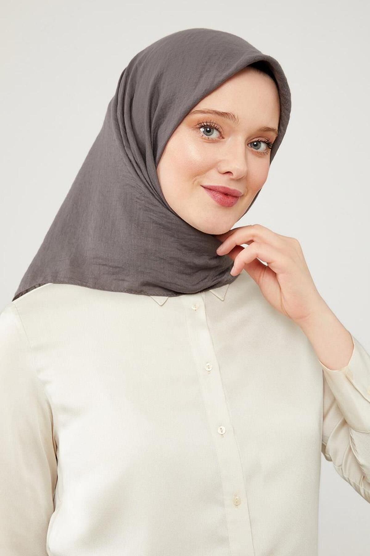 روسری خاکستری پنبه لوکس آنتراسیت اورجینال Levidor