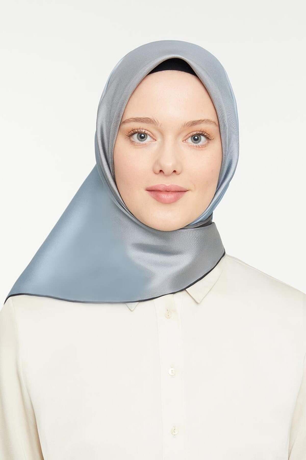 روسری آبی Ipek Twill Baby Blue Levidor