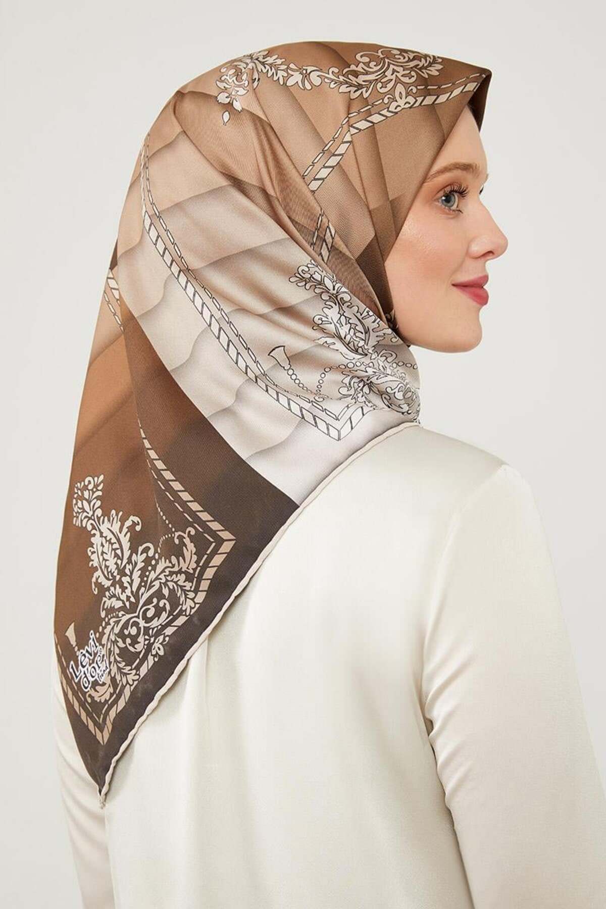 روسری چند رنگ Twill Trend Color اورجینال Levidor