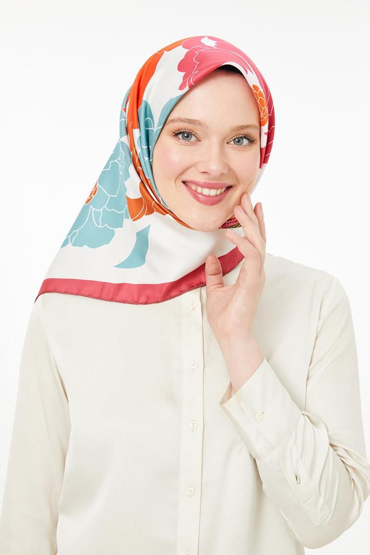 روسری صورتی Twill Trend Fuchsia اورجینال Levidor