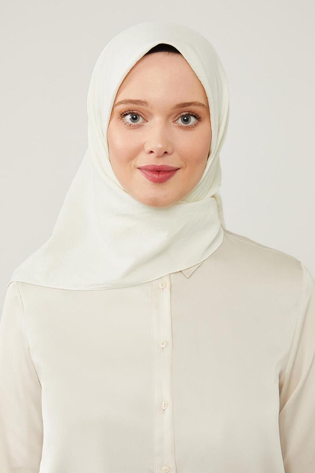 روسری مربع پنبه Ekru Canton Cazz Levidor
