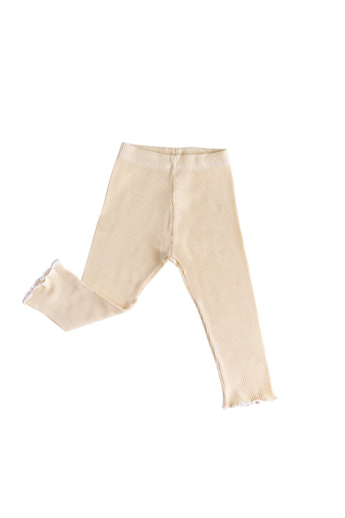 Mama Yoyo Baby&Kids-Waffle Tights Cream 1