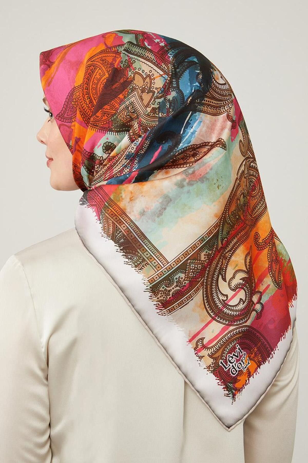 روسری نود Twill Trend اورجینال Levidor
