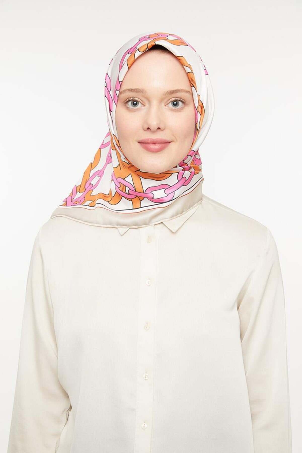 روسری صورتی Twill Trend Fuchsia اورجینال Levidor