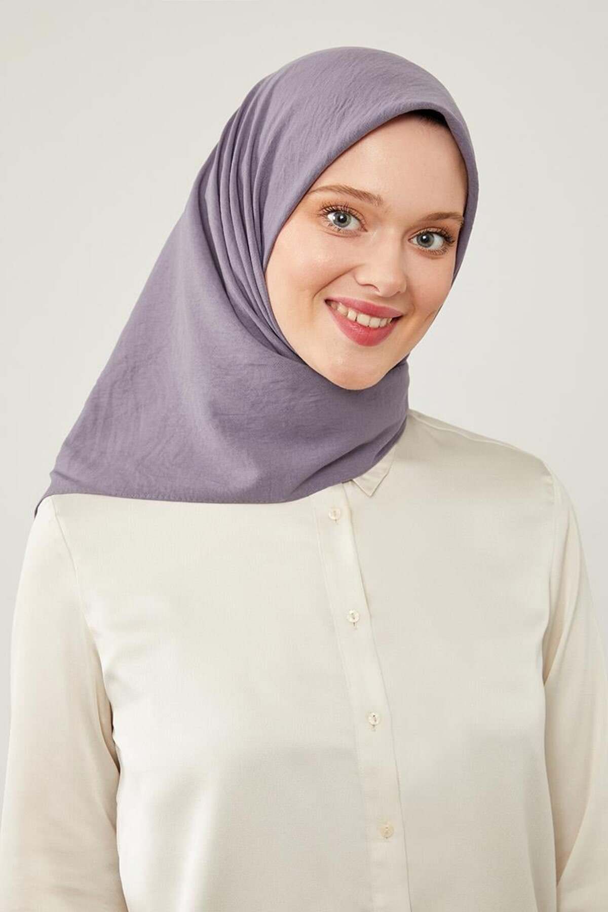 روسری بنفش مربع K.Lila Cotton Cazz Levidor