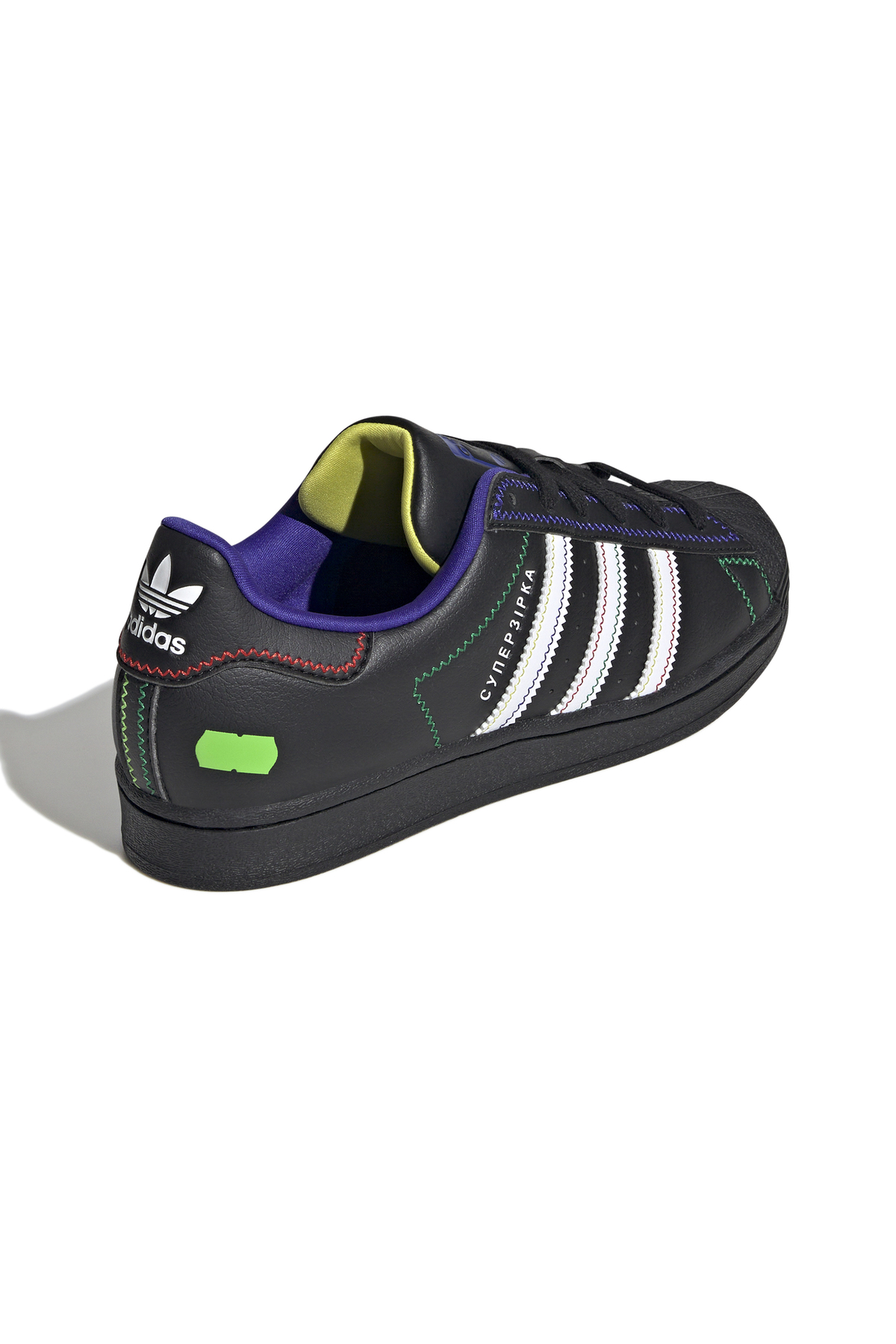 اسنیکر adidas اورجینال زنانه برند آدیداس EF5399 Superstar x KseniaSchnaider Casual Shoes Sneaker Black - تصویر 5