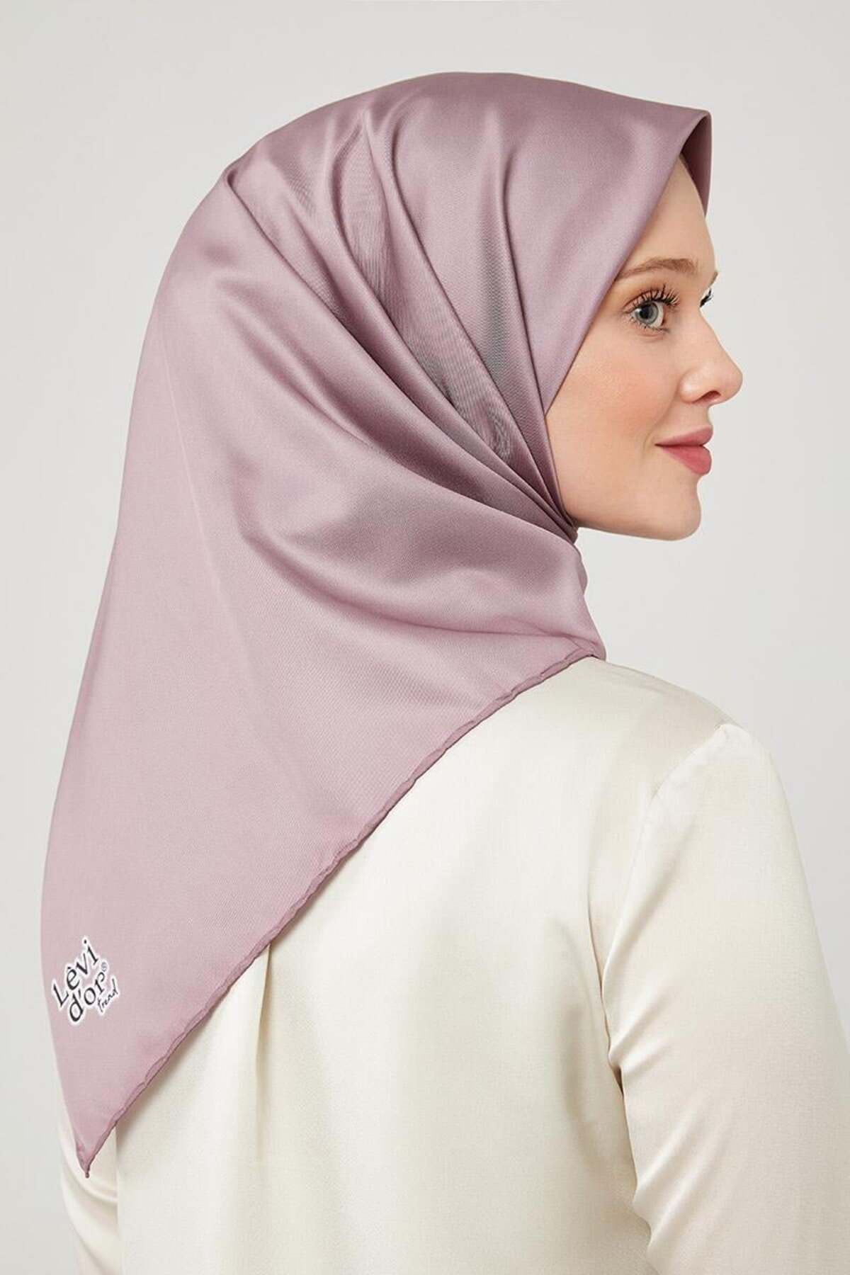 روسری صورتی Twill Trend Color Violet Levidor
