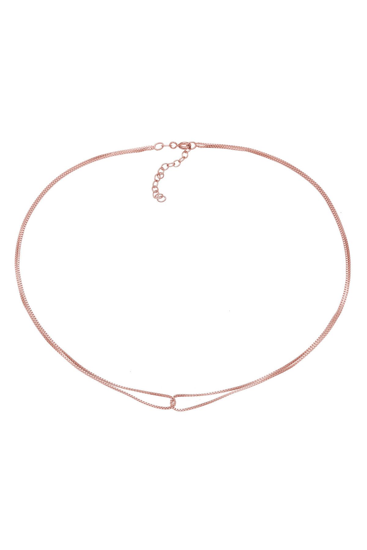 ELLI-Halskette Choker Infinity Verschlungen Venezianer 925 Silber 3
