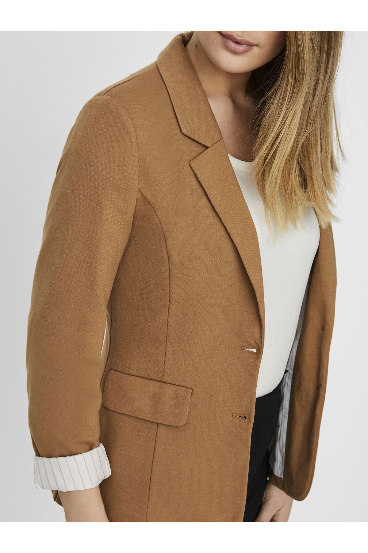 Vero Moda-Blazer VMHARUKI L/S JERSEY BAHAR BLAZER DENEYİMİ 6
