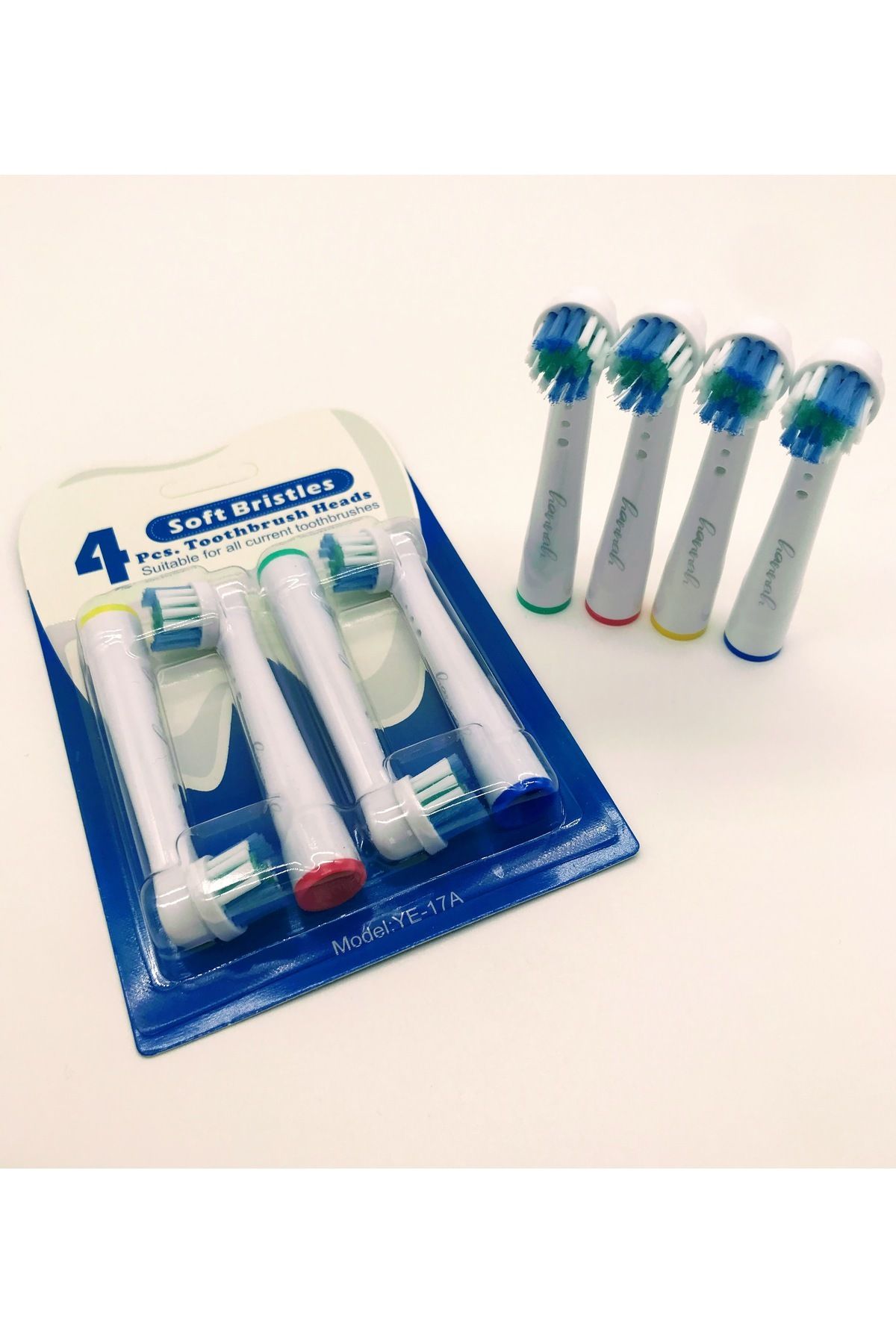 HANNAH Şarjlı Diş Fırçası Başlığı 4'lü Paket