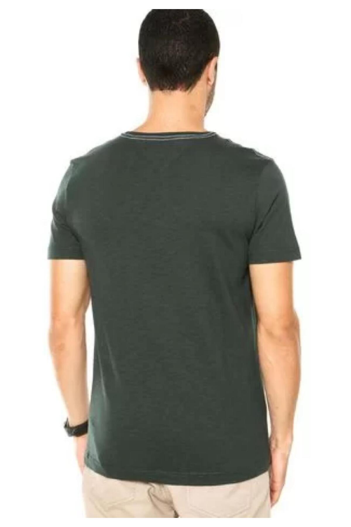 تیشرت مردانه سبز تامی هیلفیگرTommy Hilfiger | 887883208-19 اورجینال - تصویر 2