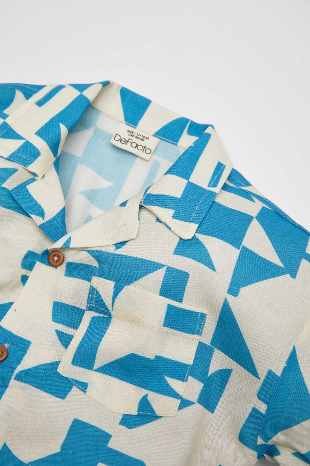پیراهن پسرانه دفاکتو Defacto اورجینال پسرانه کد کالا C5242A524SM - تصویر 2
