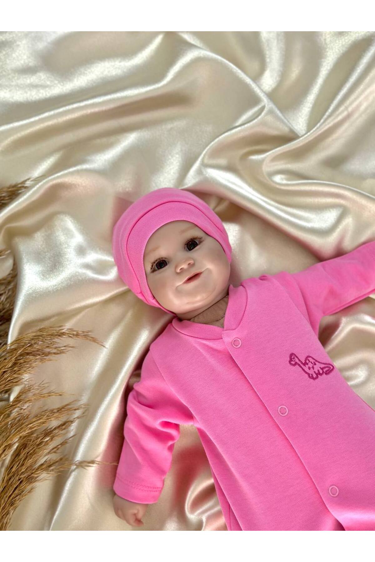 Zuff Baby KIZ BEBEK PREMATÜRE TULUM VE ŞAPKA 2'Lİ PAKET fotoğrafı 3 (önizleme)