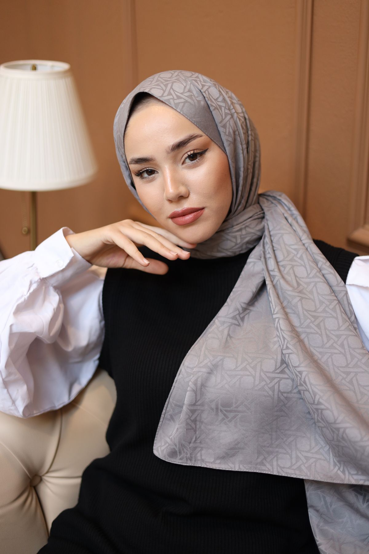 Silk Home-Şal de lux 40003-05 Gri argintiu 2