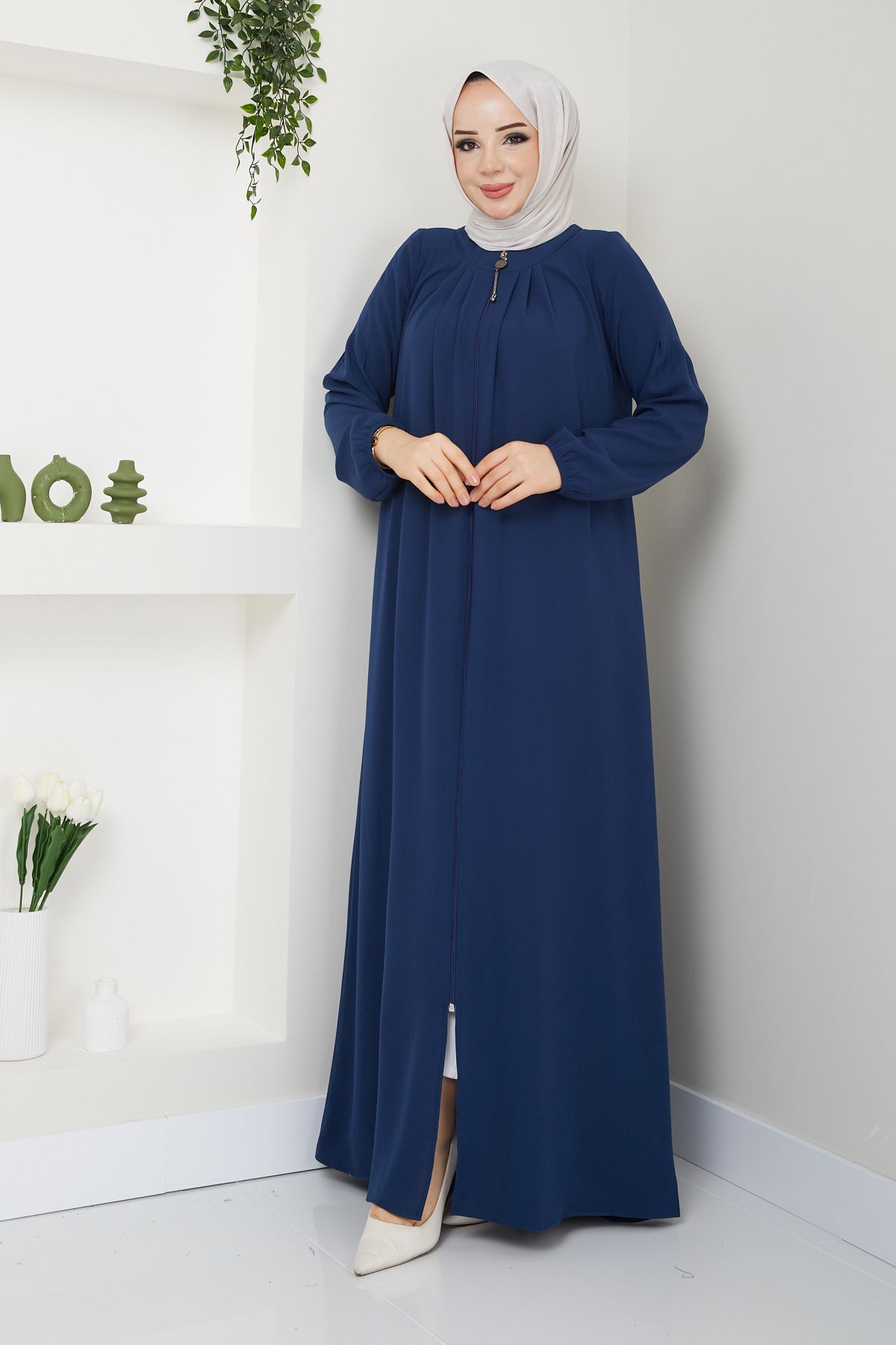 Женский плиссированный хиджаб Cotton Boutique Abaya pmk284