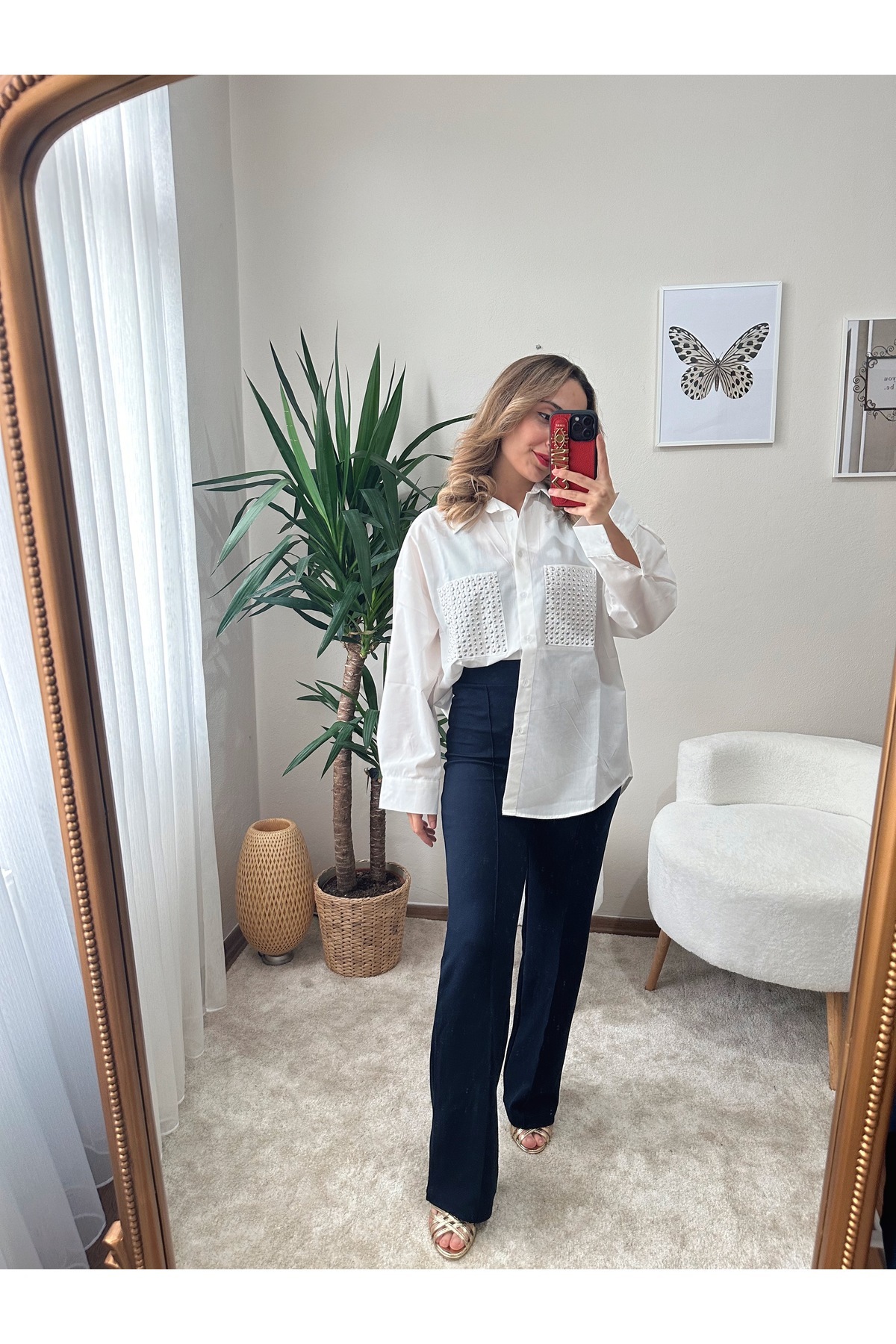 NUDEQUEEN Çimalı Palazzo Pantolon Fiyatı, Yorumları - Trendyol