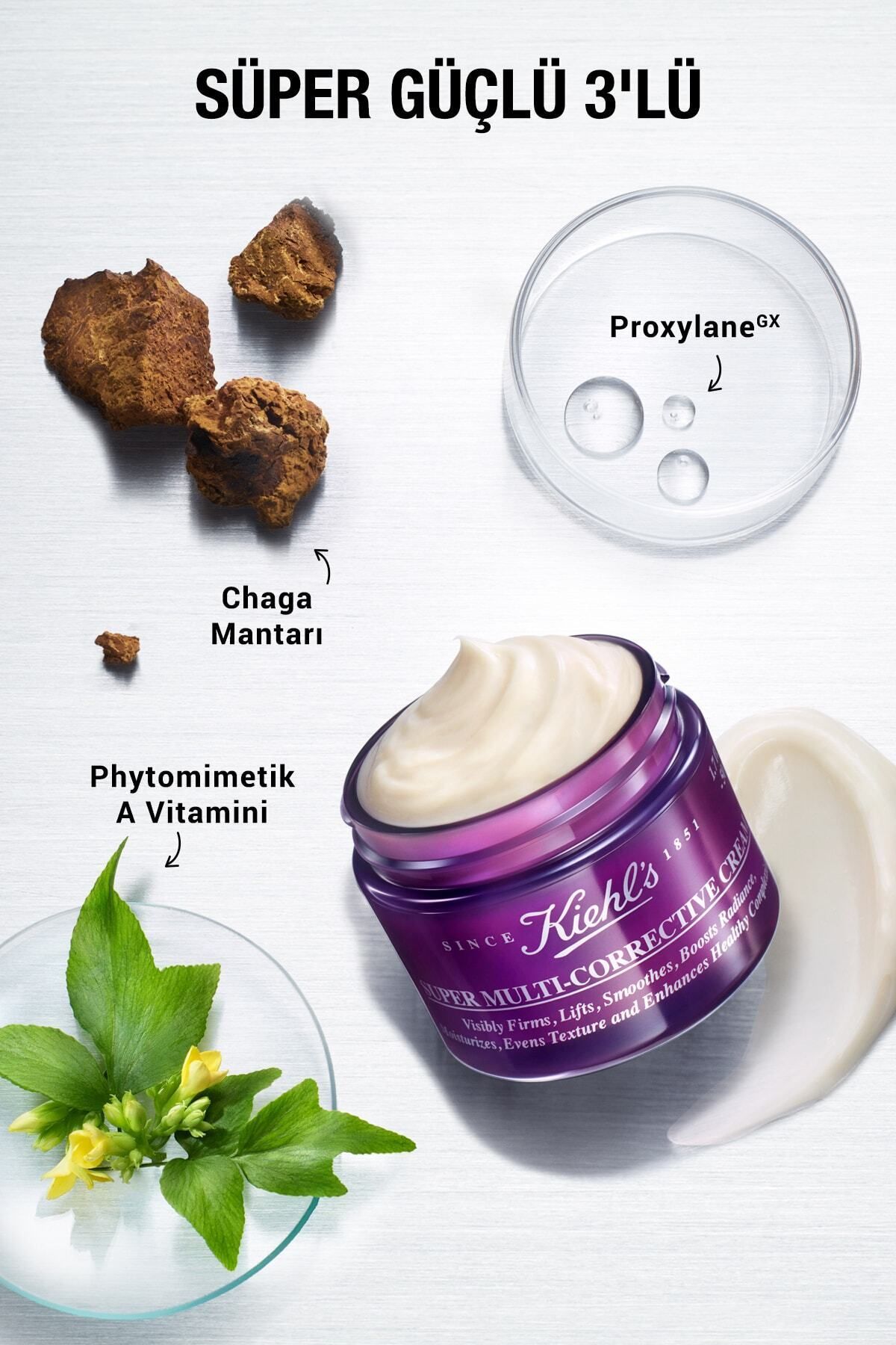 Kiehl's کرم مراقبتی چندمنظوره با 7 اثر ضد پیری 50 میلی لیتر
