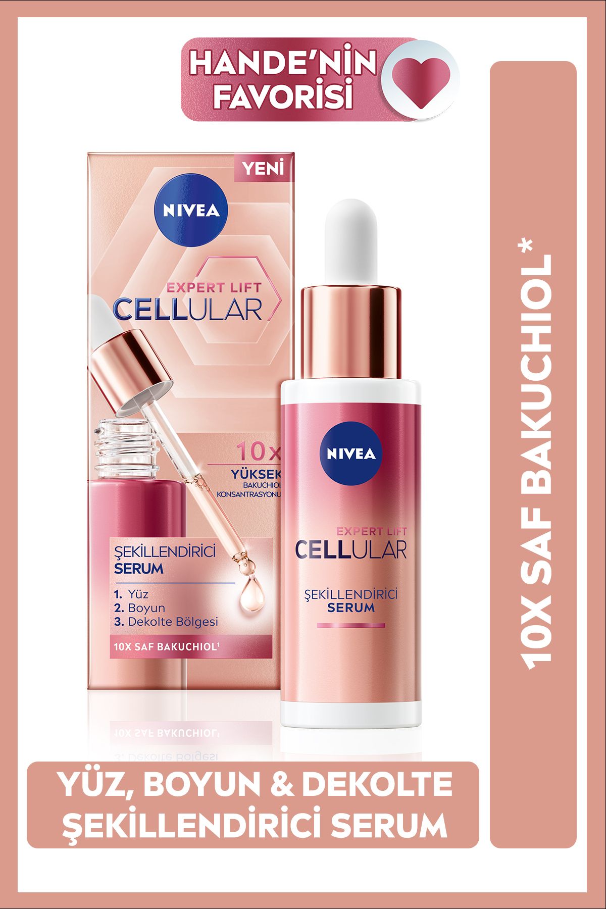 NIVEA سرم تنظیم‌کننده 30 میلی‌لیتری برای صورت، گردن و منطقه دکولته