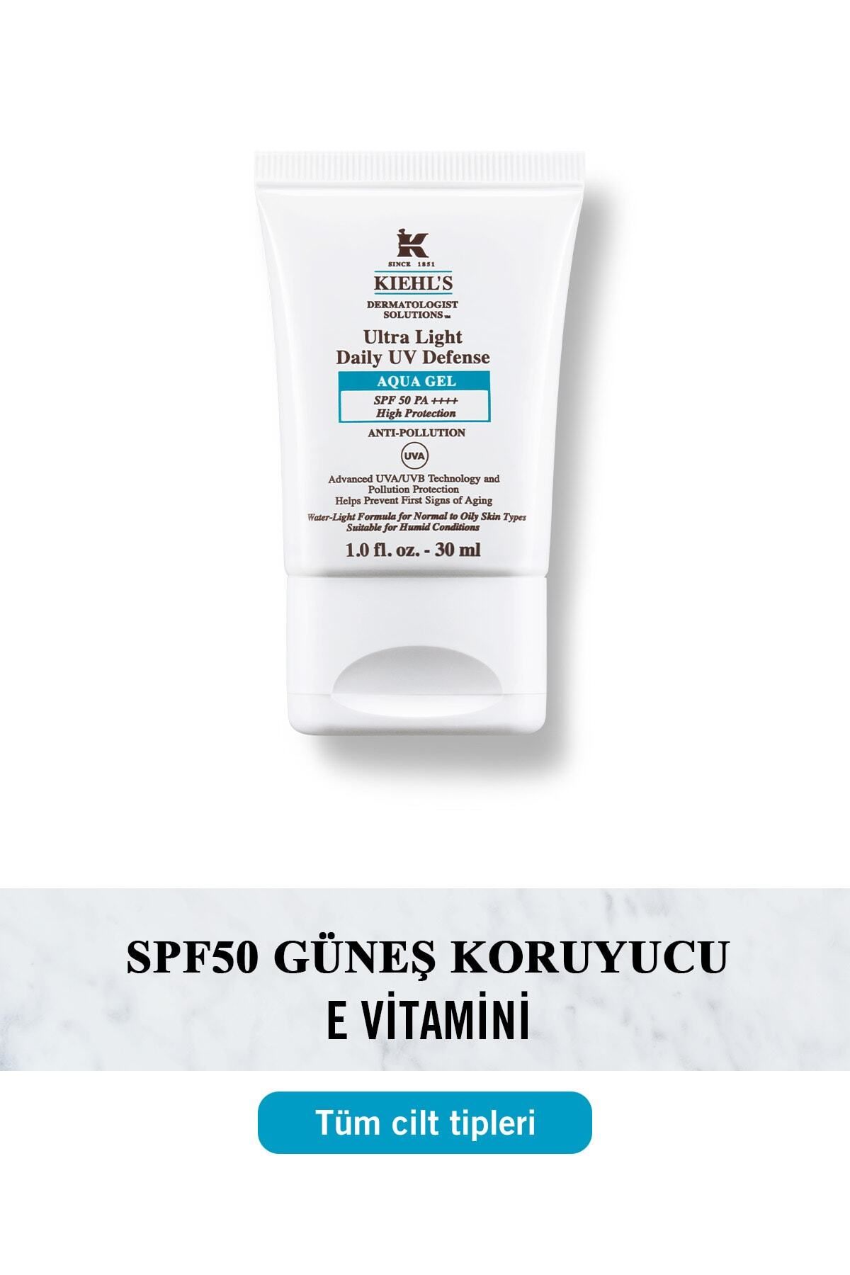 Kiehl's ضد آفتاب روزانه سبک الاروآ ضد آب و لکه برای روشن کردن پوست SPF50 30 میلی لیتر