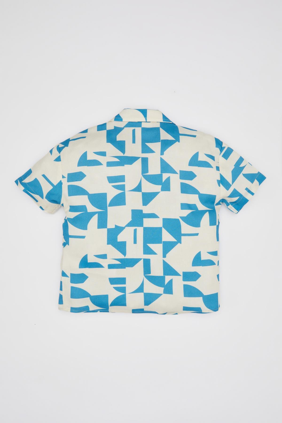 پیراهن پسرانه دفاکتو Defacto اورجینال پسرانه کد کالا C5242A524SM - تصویر 4