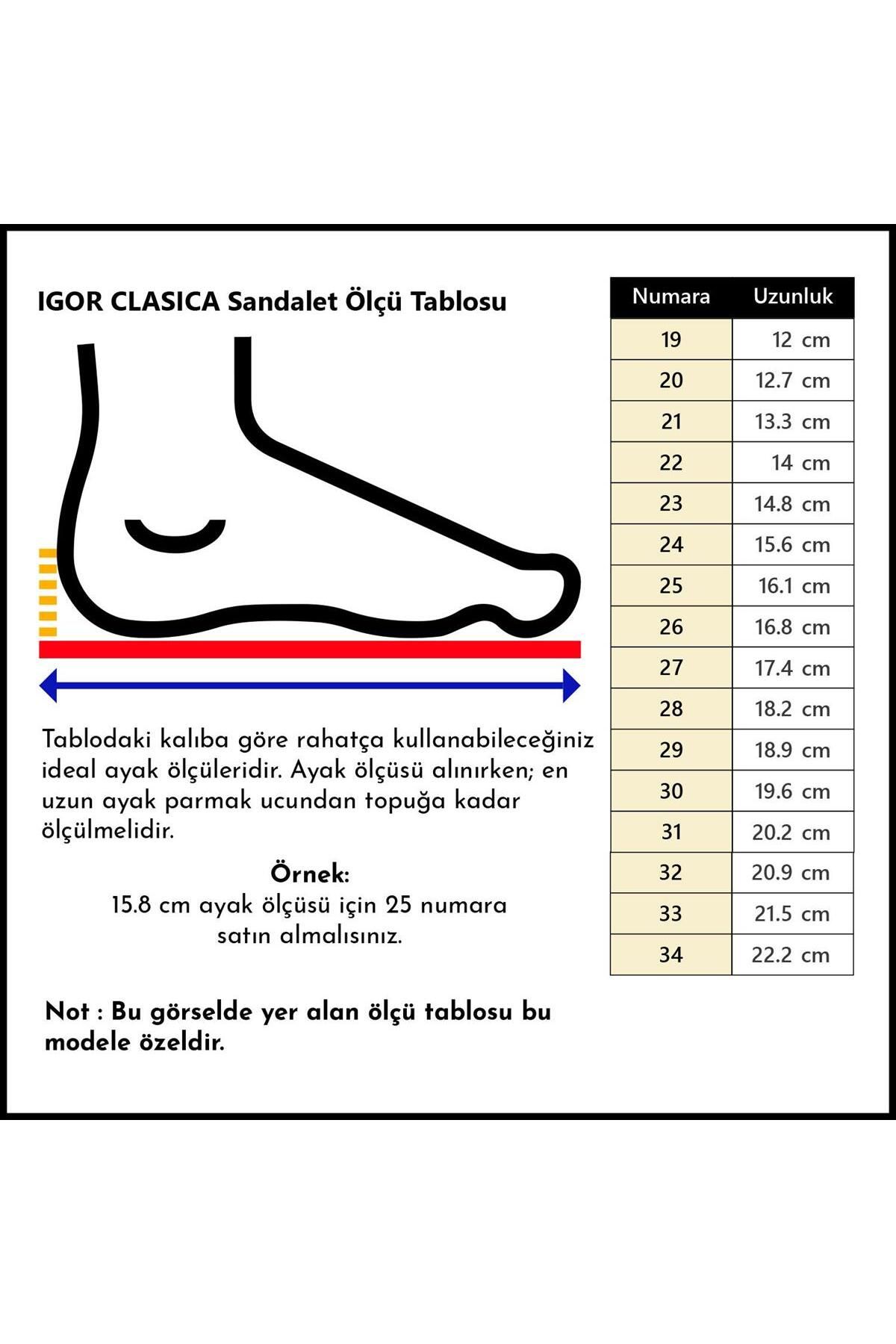 صندل بنفش دخترانه و پسرانه بچگانه Gloss Sandalet Tobby یونیسکس Kids IGOR