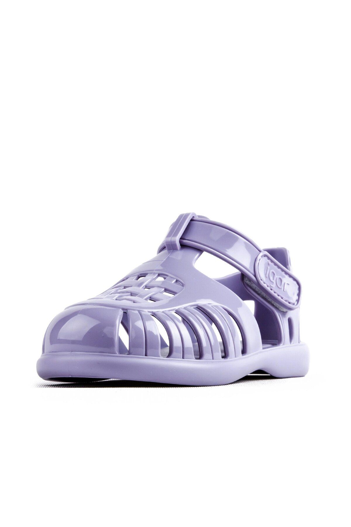 صندل بنفش دخترانه و پسرانه بچگانه Gloss Sandalet Tobby یونیسکس Kids IGOR