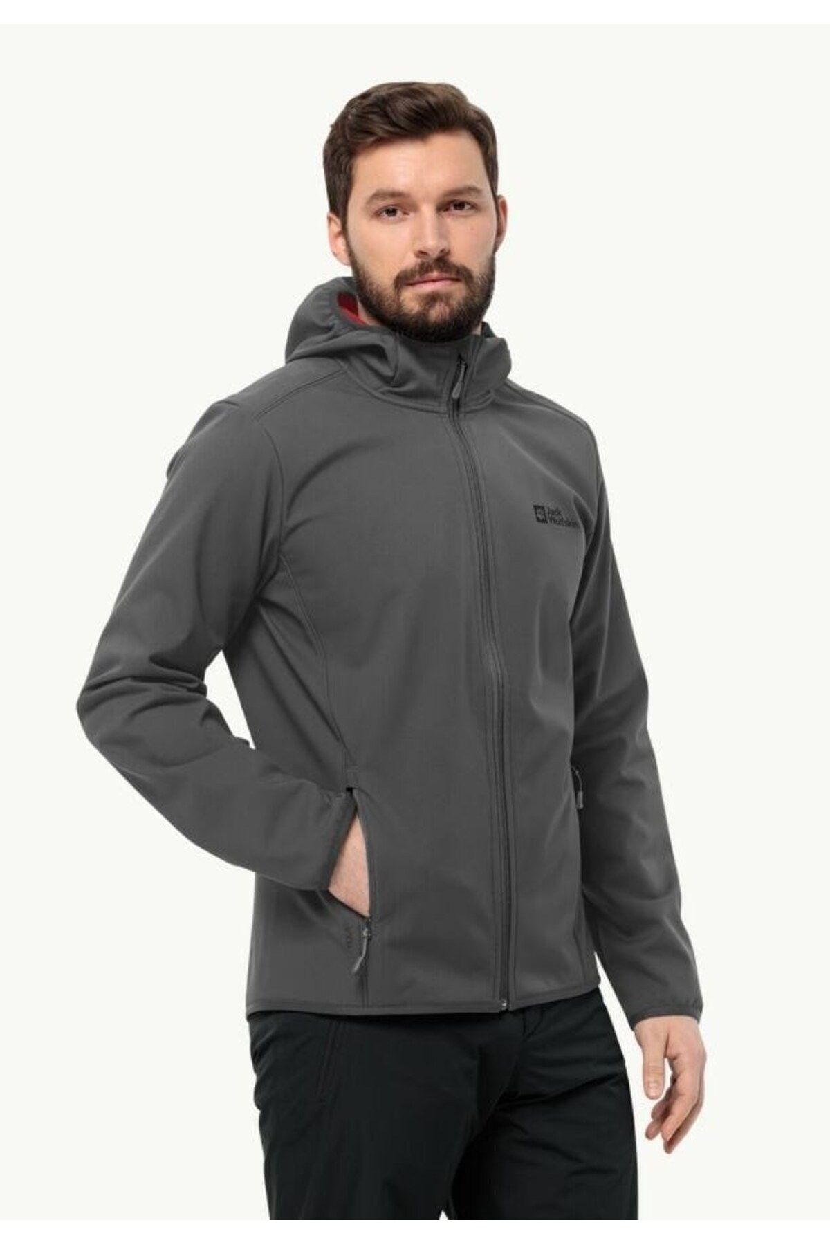 ژاکت نرم مردانه Bornberg Hoody M در فضای باز خاکستری 1307471-6945 Jack Wolfskin
