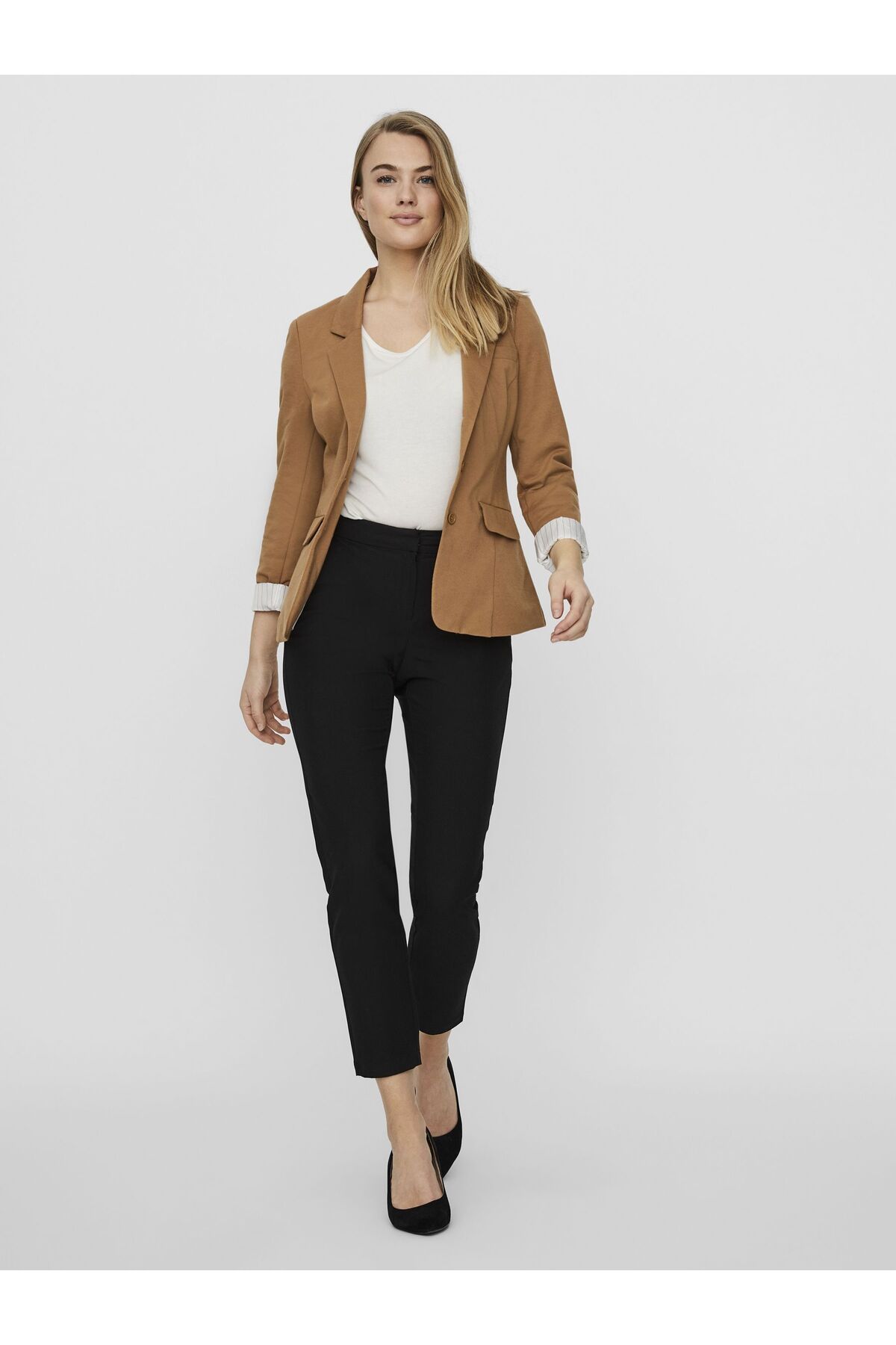 Vero Moda-Blazer VMHARUKI L/S JERSEY BAHAR BLAZER DENEYİMİ 5