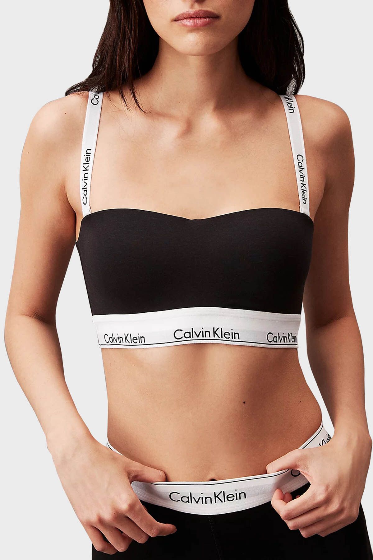 Хлопковый бюстгальтер с мягкой ручкой Calvin Klein 000QF7628EUB1 Бюстгальтер 000QF7628E UB1