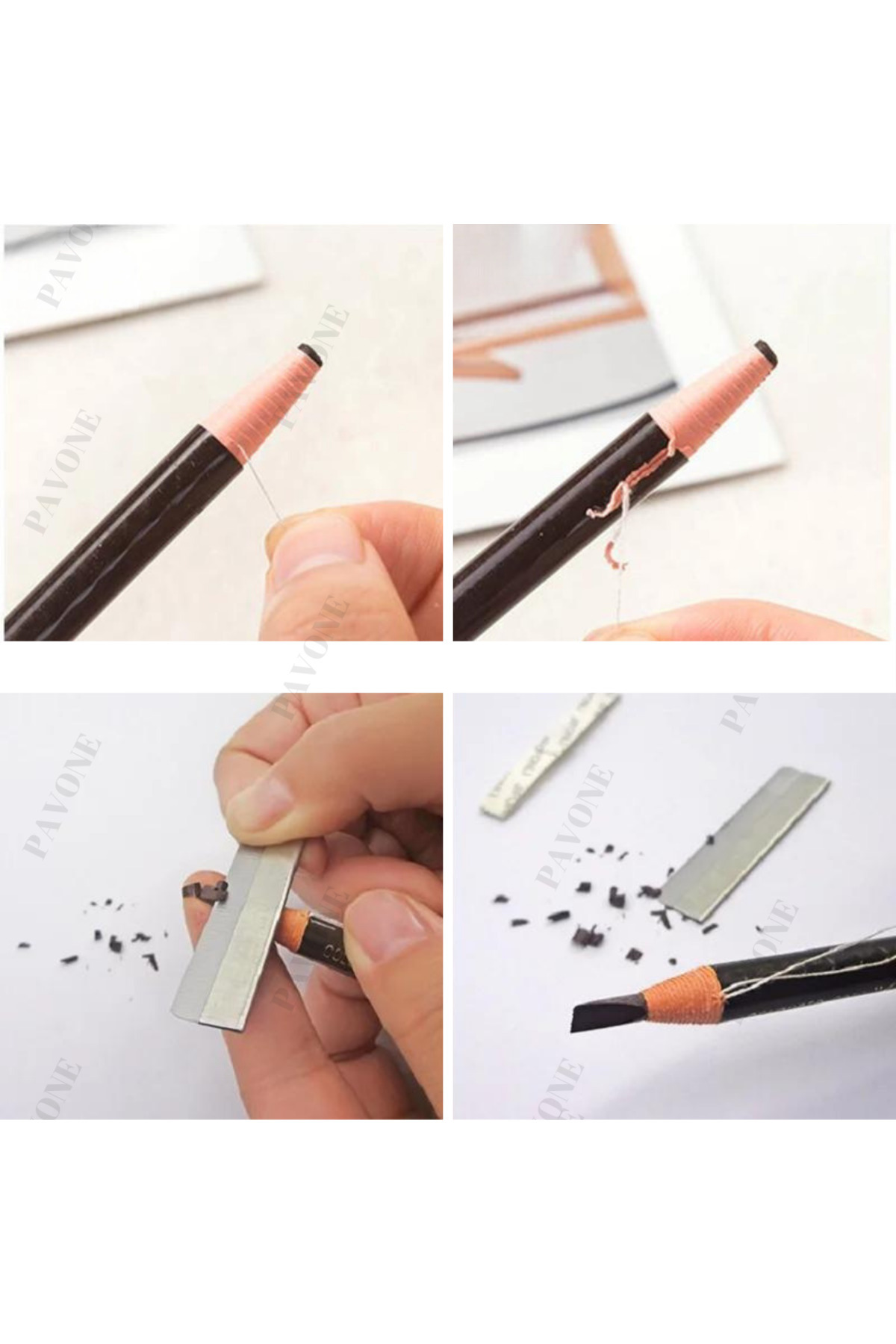 مداد ابرو  قهوه ای Pavone | G3WSHWQACBD اورجینال - تصویر 3