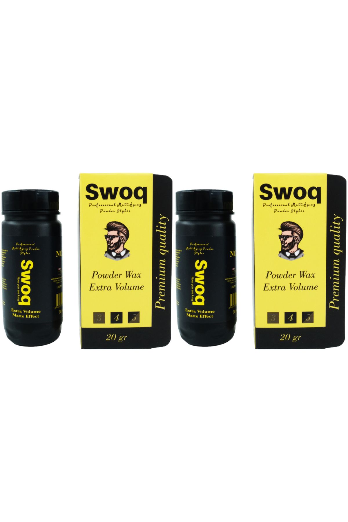 موم پودر حالت دهنده مو NO:2 20 GR X2PCS SWOQ