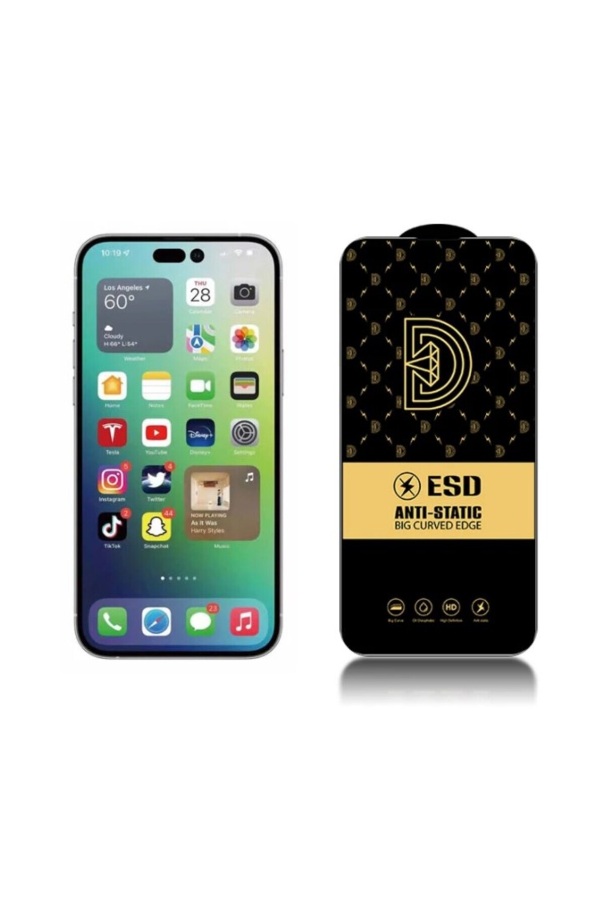 tonex-iPhone 13/13 Pro Compatible G14 Anti Static 9H Tempered Screen Protector 1