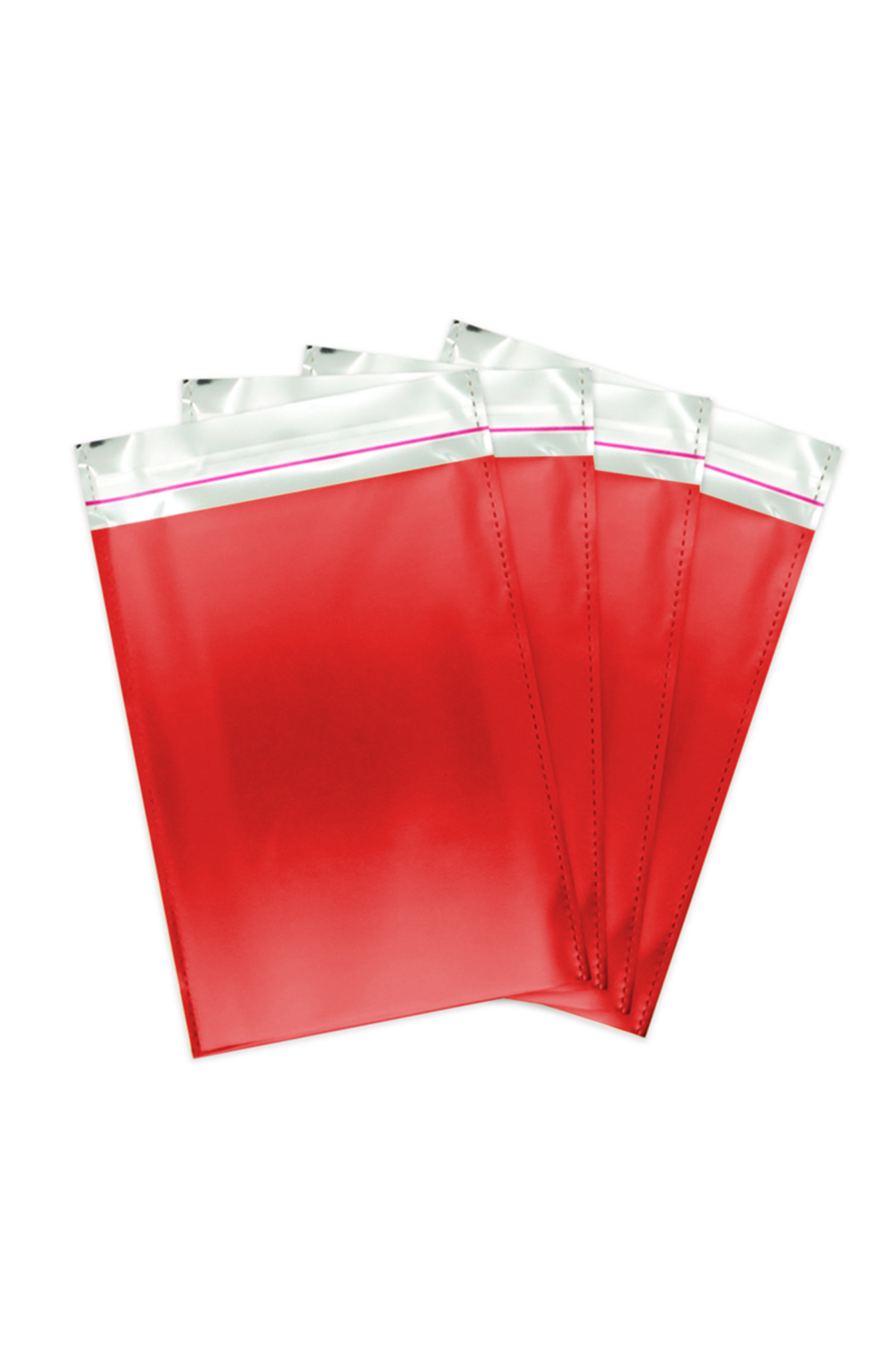 alsepeteavm Metalize Poşet 100lü 30x45 -Kırmızı-