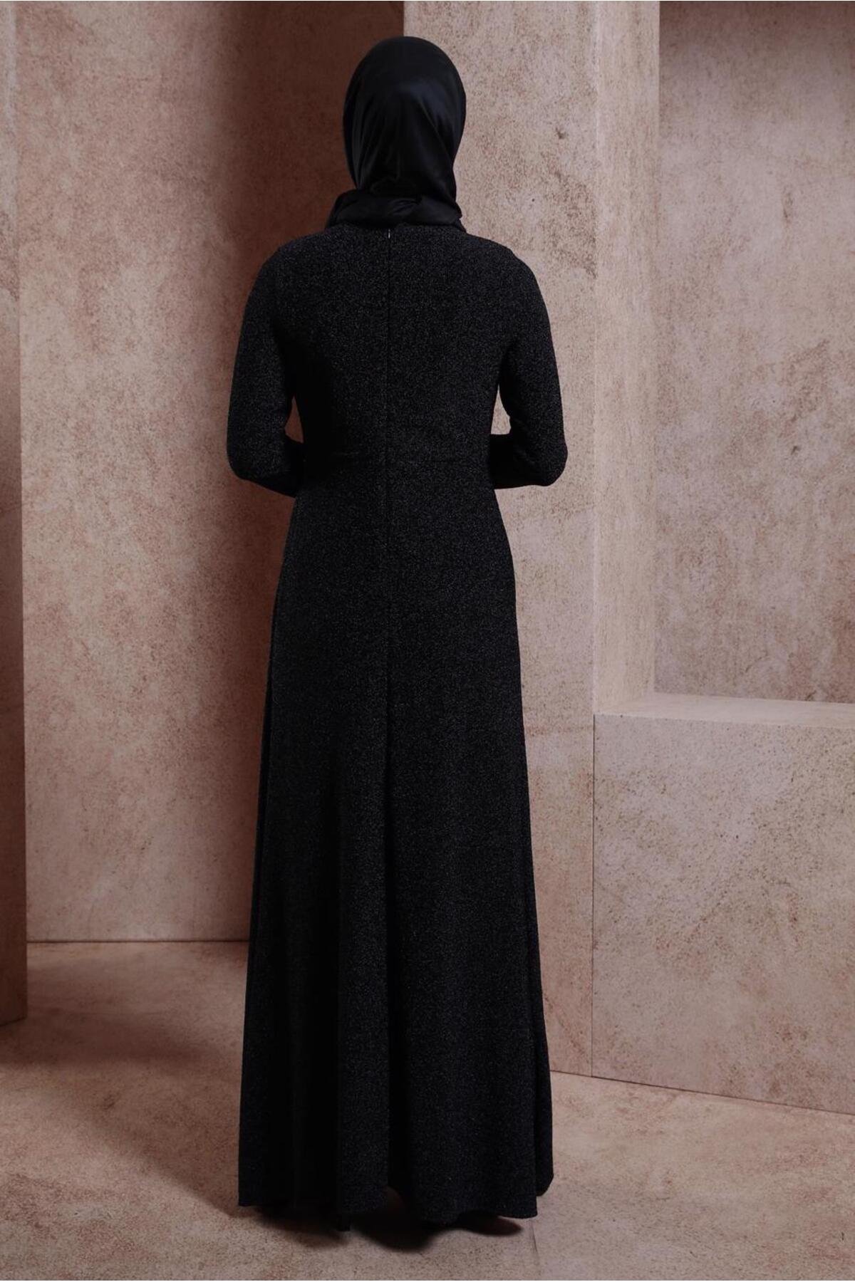 مانتو ابایا زنانه آلوینا | 24YABL0050413 Alvina - Image 3