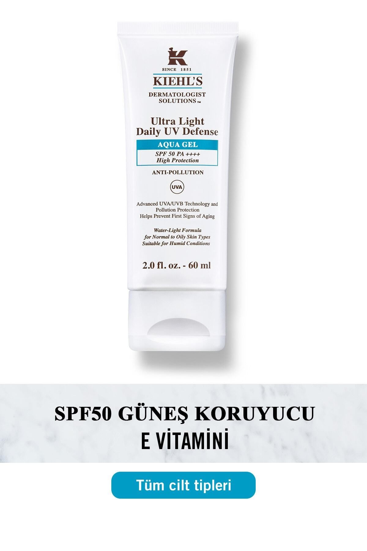 Kiehl's کرم ضد آفتاب روزانه سبک وزن آبی آکوا کام SPF50 60 میلی لیتر